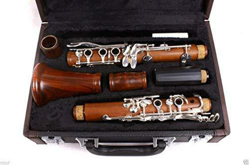 Clarinete Intermedio En Madera De Palo De Rosa.