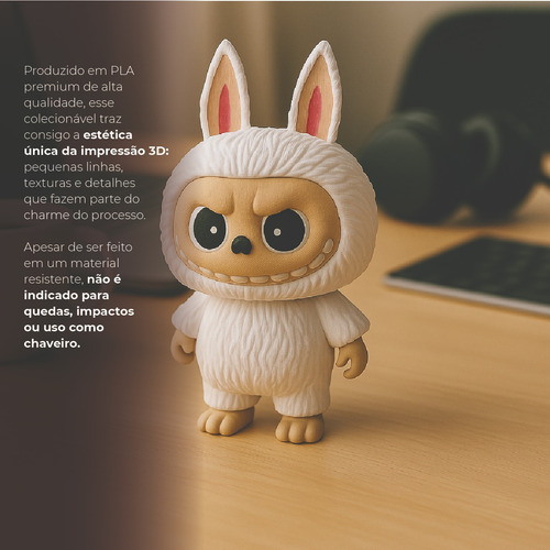 Boneco Colecionável Labubu Funko Pop Premium Enfeite Geek