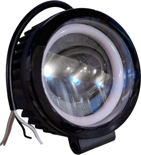 Faro Led Para Carro Antitiniebla Redondo Luz Roja