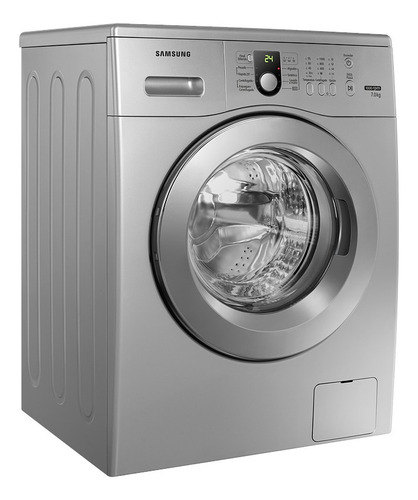 Imagen 3 de 7 de Lavarropas automático Samsung WW70M0NH plateado 7kg 220 V