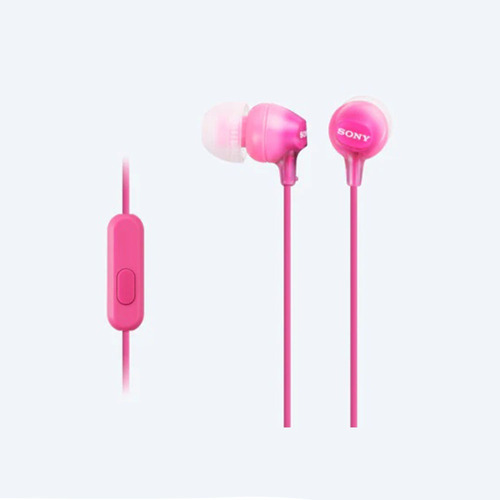 Audífonos Sony Mdr Ex15apb In Ear Jack 3.5mm Rosado