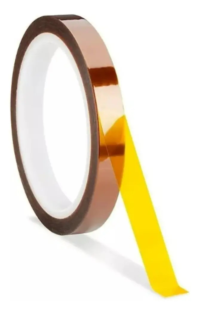 Fita Kapton Resistente Ao Calor Alta Temperatura 30m X 10mm