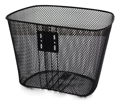 Canasto Delantero Grande Enrejado Para Bicicleta R24 28 Slp Color Negro