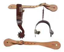 Comprar Espora Quarto De Milha Inox Com Correia Doma Par Cutucadeira