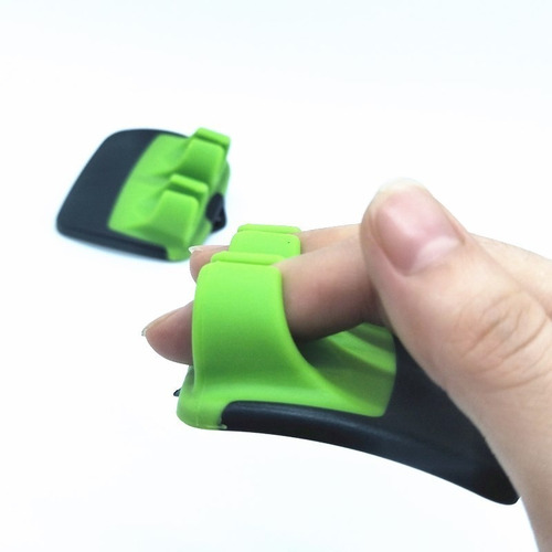 Imagen 3 de 6 de Cuchillo Pelador Rebanador Verduras Acero Inox Y Silicon