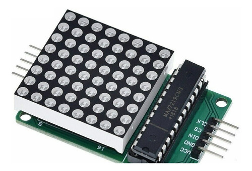Matriz Matrix De Leds Display Pantalla 8x8 Max7219 Arduino