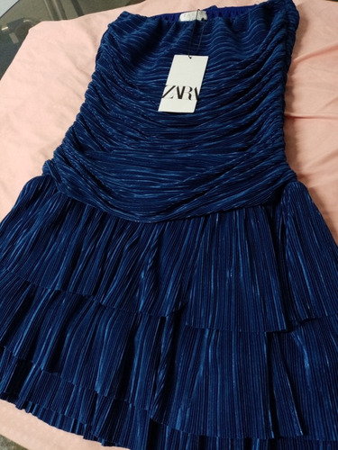 Imagen 6 de 8 de Vestido De Fiesta Dama- Corto. - Zara -talle L- Nuevo!!!