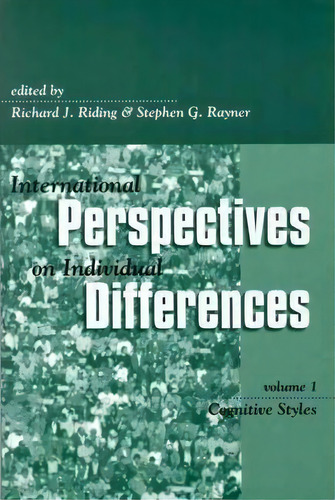 International Perspectives On Individual Differences, De Richard Riding. Editorial Abc Clio, Tapa Blanda En Inglés