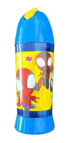 Botella Spiderman Con Bombilla - Toma Jugo Spiderman