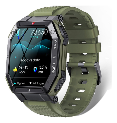 Smartwatch Táctico De 1.85in Con Bluetooth Y Rastreador P