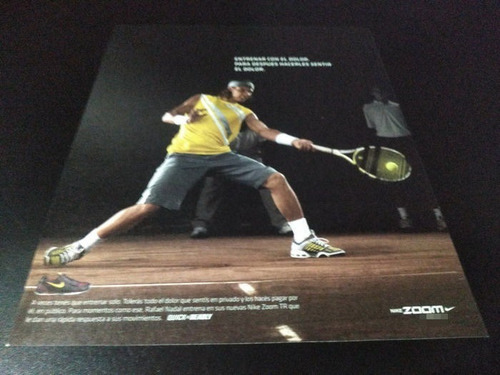 (pf613) Publicidad Rafael Nadal * Nike (Usado)
