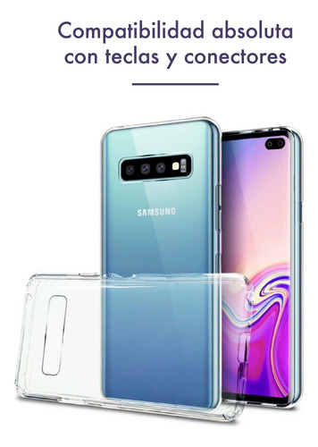 Funda Transparente Compatible Samsung S10 + Plus - Acrílico