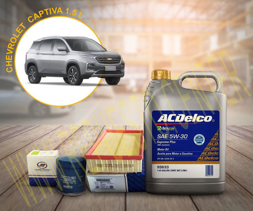 Kit Cambio De Aceite Chevrolet Captiva 2020 / 23 - Original