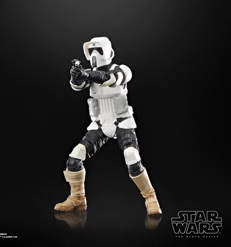 Star Wars Hasbro 7074 Figura 15cm Black Series Biker Scout