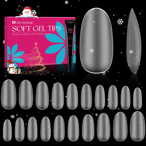500pzs Uñas Press On Postizas Adheribles Uñas Decoradas Color Jp06 Liso