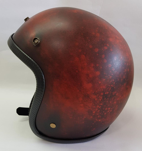 Imagem 4 de 7 de Capacete Old School -harley Davidson- Redtexture -