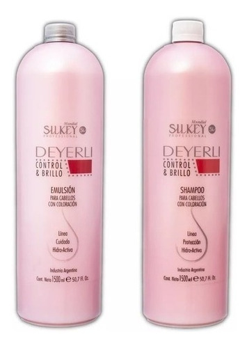 Shampoo Y Acondicionador Cabellos Coloración Deyerli Silkey