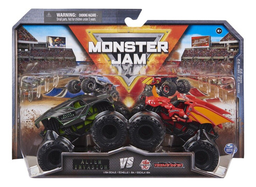 Monster Jam Pack 2 Vehículo 1:64