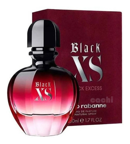 Perfume Black Xs For Her 50ml Paco Rabanne Original