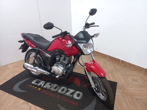 Imagem 2 de 10 de Honda Cg 125 Fan Ks 2014 Vermelha