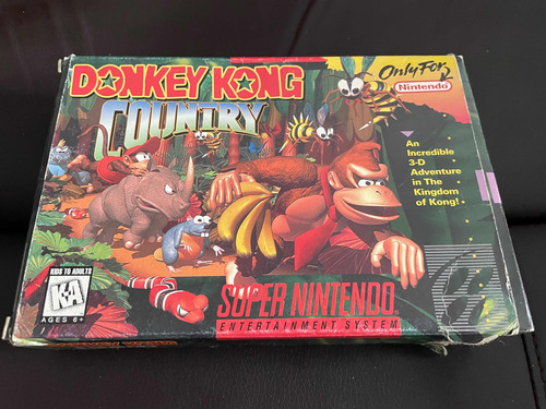 Donkey Kong Country Super Nintendo Snes Completo