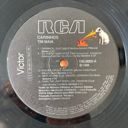 Lp Tim Maia - Carinhos (Usado)