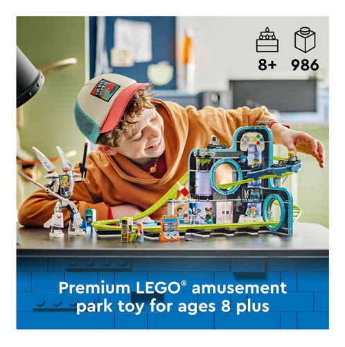 Lego City Robot World Roller Coaster Building Building De De