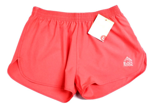 Short Black Rock Running Atletismo Deportivo Correr Mujer