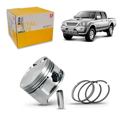 Pistao Mitsubishi L200 2.5 Turbo Metal Leve Pa9237/std