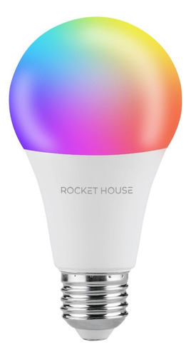 Foco Inteligente Led Rocket House Rainbow Rgb Wifi 11w 