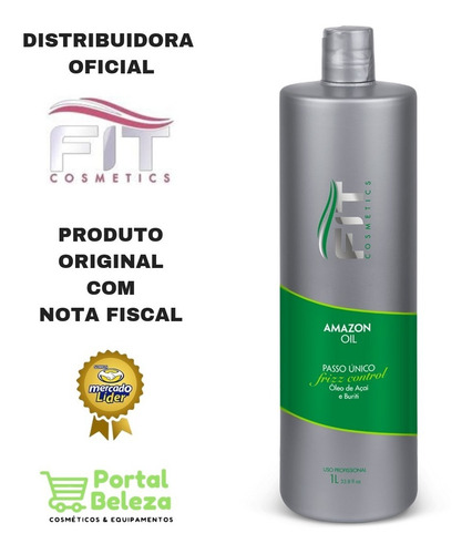 Alisamento Sem Formol - Amazon Oil - Fit Cosmetics 1 Lt