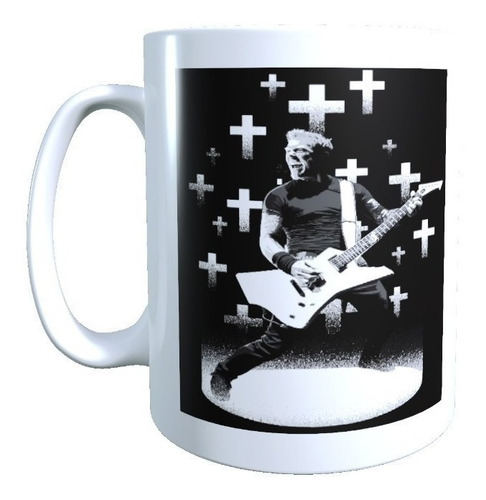 Tazon Diseño James Hetfield Metallica Poster Metal Rock