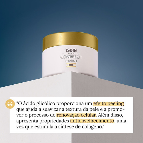 Crema Facial Con Ácido Glicólico De Isdinceutics, Glicoidina