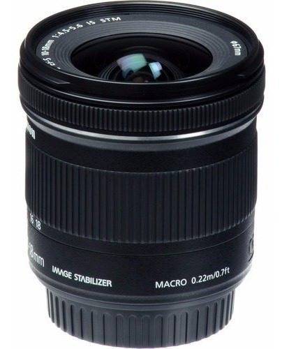 Lente Canon Ef-s 10-18mm F/4.5-5.6 Is Stm Brasil 12x S/juros
