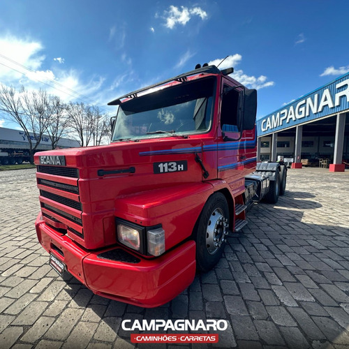 Caminhão Scania 113h 6x2 Vermelho - 1992