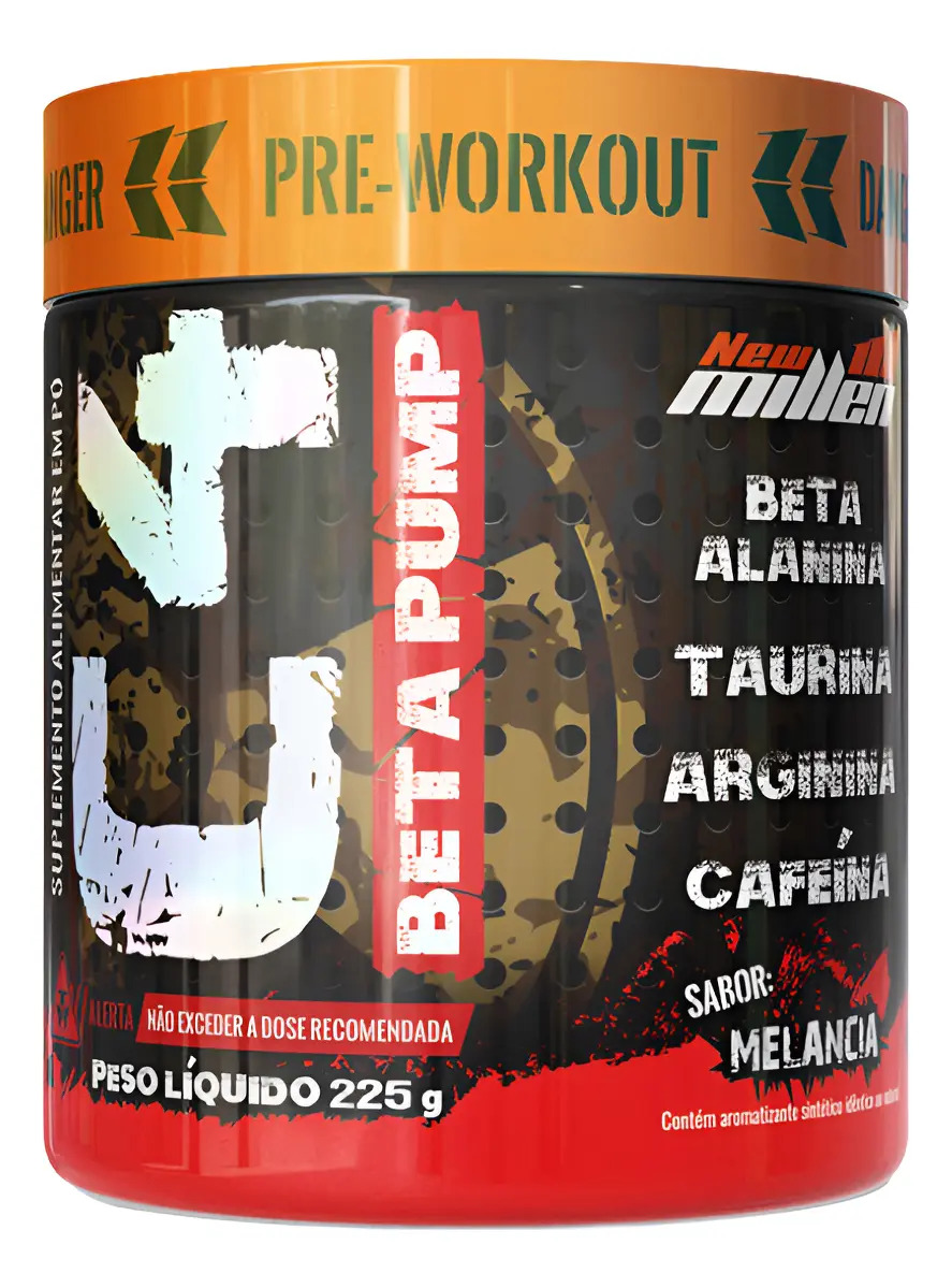 Pré-Treino C4 Beta Pump 225g New Millen Sabor Melancia