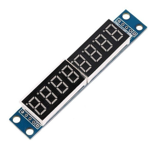 Tecneu 5 Piezas De Módulos Display 7 Segmentos 8 Digitos Rojo Max7219