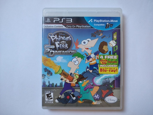 Phineas And Ferb Across The 2nd Dimension Para Ps3 Fisico (Usado)