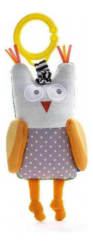 Peluche Colgante Sonajero Taf Toys  Obi The Owl Lechuza Color Multicolor