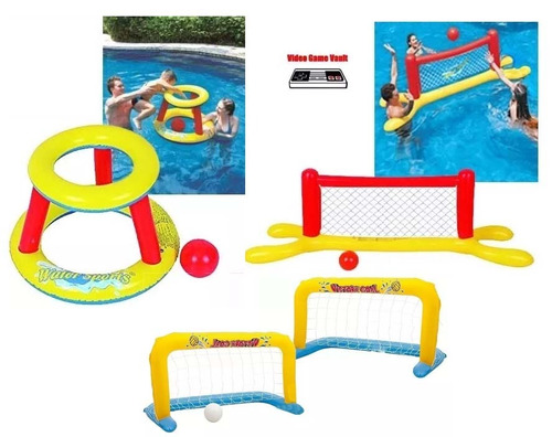 Set Deportivo Para Pileta Aro Arco Red 3en1 Palermo Z Norte