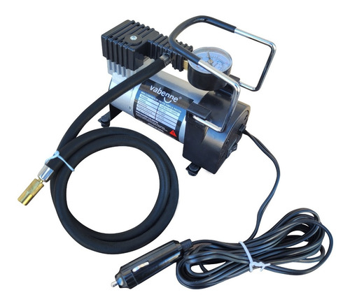 Imagen 6 de 10 de Compresor Aire 1 Piston Cilindro 12v Metal Auto Bici Bolso