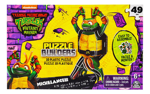 Turtles Mutant Mayhem Miguel Angel Puzzle 49pz Spin Master