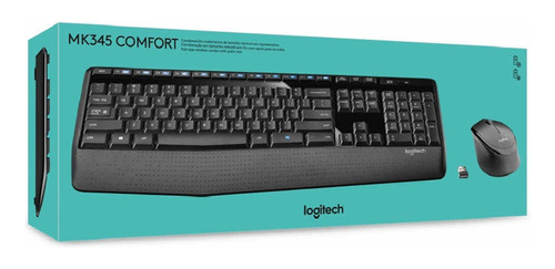 Teclado + Moise Logitech Mk345 Wireless Español 100%