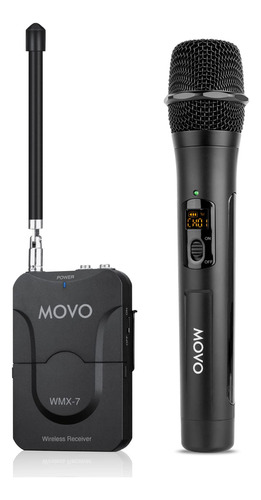 Movo Wmx-7-th+rx Sistema De Microfono Inalambrico De Mano -