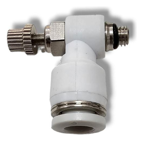 5 Pzas Válvula De Control Flujo De Aire Neumática 6mm