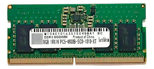 Memoria para portátil Micron MTC4C10163S1SC48BA1 de 8 GB, DDR5, 4800 MHz