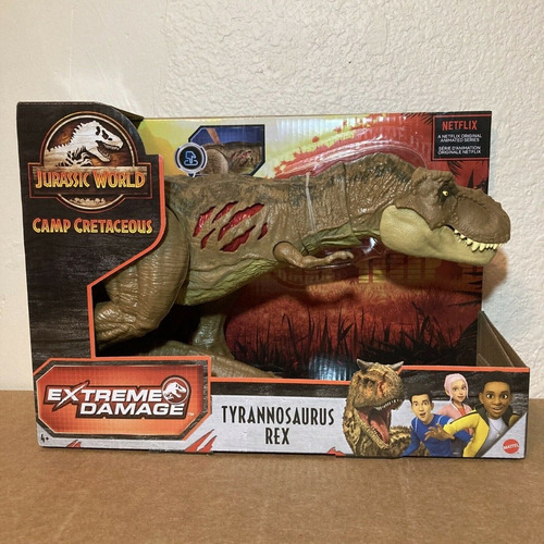 Imagen 2 de 4 de Jurassic World Tyrannosaurus Rex Tiranosaurio Daño Extremo @