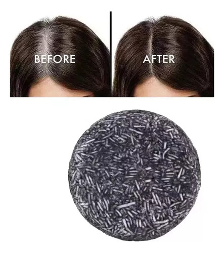5 Peças De Shampoo Escurecedor Em Barra E Sabonete Em Barra