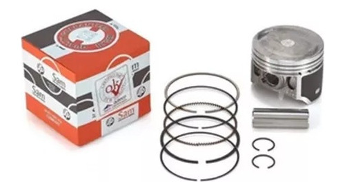 Kit Piston Rouser 180 Std 63.50 Mm India Fas