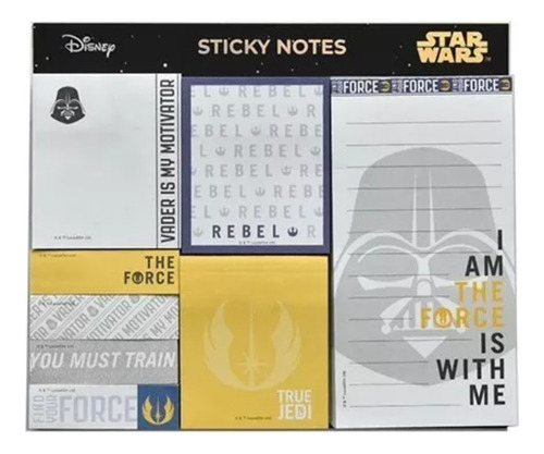 Notas Autodhesivas Sticky Notes Disney Star Wars O Frozen